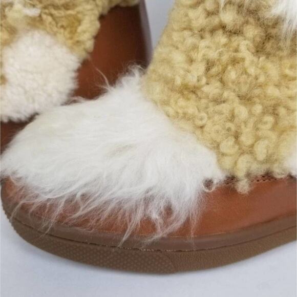 Coach Morton calf leather and sheep fur shearling boots size 5 new!!!! - Picture 3 of 11